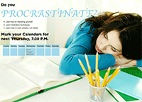 Procrastination Web Poster